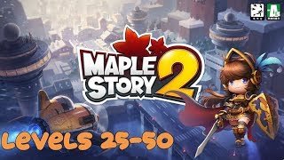 Maplestory 2 My Experience Leveling from 2550  Questing [upl. by Haldis]