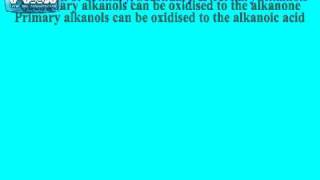 Oxidation of Alkanols alcohols [upl. by Ocirrej141]