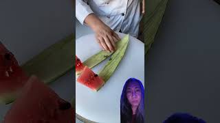 Fruit Carving Art watermelon carvingfruit fruitcarving food fruitcarvingtutorial food shorts [upl. by Neeleuqcaj]