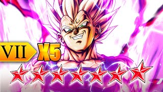 THE MAJIN PRINCE AT MAX POWER 5X ZENKAI BUFFED ULTRA VEGETA SHOWCASE  Dragon Ball Legends [upl. by Almire]