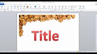 How to create cover page in MS Word in Hindi [upl. by Rhynd232]