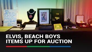 Items from Elvis Presley Beach Boys and more hit the auction block  ABSCBN News [upl. by Anaugahs115]