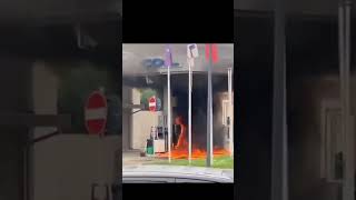 Immigrant burned down a petrol station in Ravenna Italy amp get arrested ravenna italy europe [upl. by Steinberg]