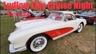 I Cruised Out to the Ludlow Elks Cruise Night 05142024 [upl. by Enylhsa163]