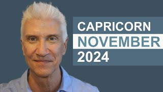 CAPRICORN November 2024 · AMAZING PREDICTIONS [upl. by Cesar]