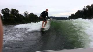 2014 Malibu Wakesetter 23 LSV Surf Gate v4 [upl. by Rainwater]