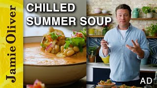 Chilled Summer Soup  Jamie Oliver [upl. by Annoyi]