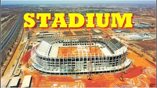 Diamniadio 2021  NATIONAL STADIUM WORK IN PROGRESS [upl. by Aarika]