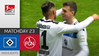 HSV Consolidates Promotion Place  HSV  1 FC Nürnberg 30  All Goals  MD 23 – BL 2  2223 [upl. by Anertal197]