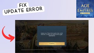 How to Fix update error in Age of empires Mobile [upl. by Opportuna]