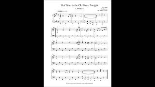 Hot Time in the Old Town Tonight arranged for intermediate piano by Dennis Frayne [upl. by Atinus818]