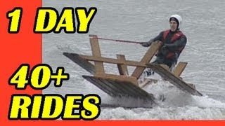 1 Day All Around Water Skiing Stunt Worlds Best Pro Tricks 4040400 [upl. by Mariande308]