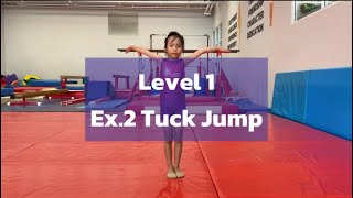 Level 1for exam Level 0 for competition Ex2 Tuck Jump [upl. by Audri]