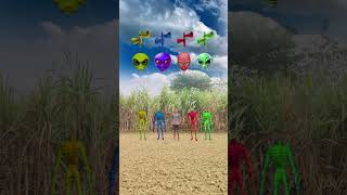 green red blue amp yellow sirenman vs Me correct head Matching New game Magical video viral vfx · [upl. by Ydnas]