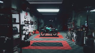 Detailing Room for Motorcycle  Home Motorcycle Workshop [upl. by Bremer]