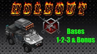 War Commander Holdout Event Base 123 amp Bonus Free Repair [upl. by Ecyla]