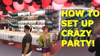 How To Set Up A Crazy Party At Your Penthouse  GTA 5 Online Diamond amp Resorts DLC [upl. by Ijic958]