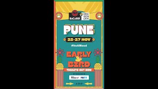 BACARDÍ NH7 Weekender  The Happiest Music Festival is back [upl. by Eimmas634]