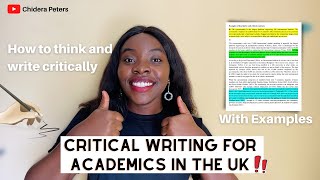 Critical Writing For Uni With Examples  First Class Essay Writing Skills [upl. by Farrison]