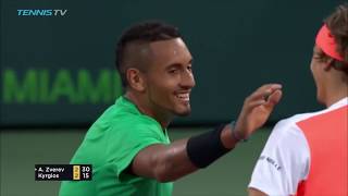 Nick Kyrgios vs Alexander Zverev 2017 Best Moments [upl. by Inaja897]