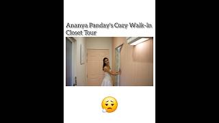 Ananya Panday Cozy WalkIn Closet Tour shorts youtubeshorts shortsfeed trending viral ytshorts [upl. by Ellenehs265]