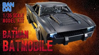 バンダイ ザ・バットマン バットモービル プラモデルのご紹介  BANDAI THE BATMAN BATMOBILE 135 SCALE PLASTIC MODEL KIT [upl. by Aleekahs]