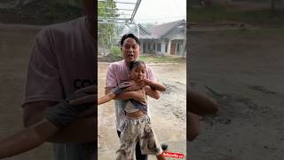 Tuan Faruq hujan hujanan minivlog davidsunairi anakdesa tuanfaruq [upl. by Som]