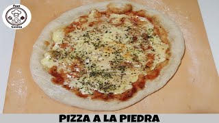 Como hacer pizza a la piedra casera  fran cocina [upl. by Ramuk]