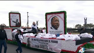 MLK Day Grand Parade celebrates legacy of civil rights icon [upl. by Jakoba254]