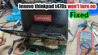 lenovo thinkpad t470s wont turn on  lanovo laptop no power Fixed [upl. by Trista362]