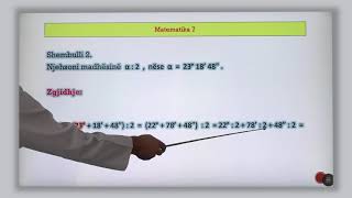 7 02 041  Java e njëmbëdhjetë  Matematikë  Mbledhja dhe zbritja e këndeve në mënyrë aritmetike [upl. by Retsel162]