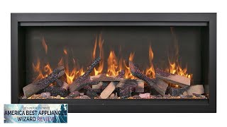 Amantii 50” Bespoke Symmetry Extra Tall 5000 BTU Electric Fireplace Review [upl. by Joerg]