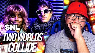 First Time Hearing The Lonely Island  Two Worlds Collide ft Reba McEntire REACTION [upl. by Newbill]