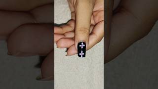 Simple toothpick nail art youtubeshorts ytshorts nailart [upl. by Mika132]