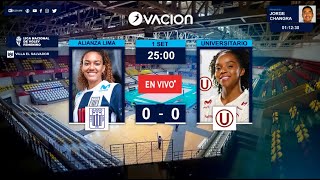 LIGA NACIONAL DE VÓLEY  Alianza Lima 31 Universitario por RADIO OVACIÓN [upl. by Arihaz181]