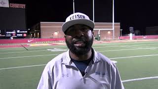 Keiser Football Post Game Interview vs Thomas [upl. by Nole]