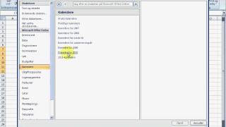 Kalender i Excel  Find kalender i regneark [upl. by Tik]