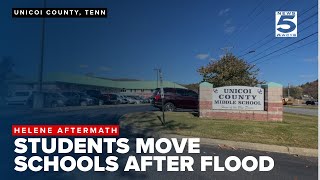 Temple Hill students head to Unicoi County Middle School following Helene damage [upl. by Alfi355]