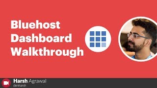 Bluehost Hosting Dashboard Walkthrough For Beginners  Launch a Blog 24 [upl. by Kandy364]