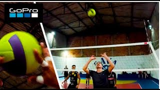 Vôlei em Primeira Pessoa  Iniciante  Intermediário  SP BRASIL  Go Pro [upl. by Nallac618]