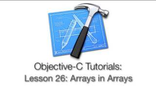 ObjectiveC Tutorial  Lesson 26 Arrays in Arrays [upl. by Hedwig]