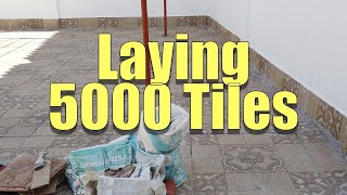 Laying 5000 Tiles [upl. by Palocz732]