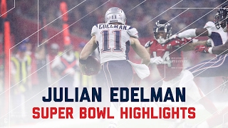 Julian Edelmans Clutch Performance  Patriots vs Falcons  Super Bowl Player Highlights [upl. by Alix]