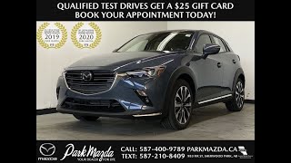 POLYMETAL GREY METALLIC47C 2021 Mazda CX3 GT AWD Review  Park Mazda [upl. by Ynohtnanhoj]