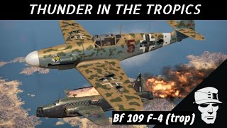 War Thunder BF 109 F4Trop ACE [upl. by Zonnya]