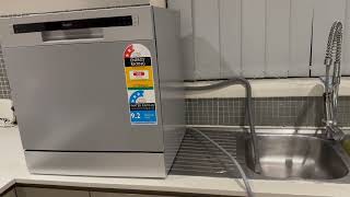 How to install a bench top dishwasher easy and clear video rental friendly dishwasher [upl. by Binky]