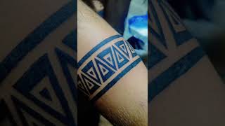 Band tattoo tattoo rishi tattoo artviralvideos official tattoo newtattoodesign [upl. by Atenahs]