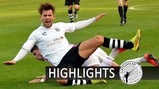 HIGHLIGHTS Gateshead v Barnet 181014 Vanarama Conference [upl. by Server]