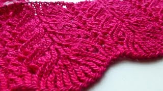 Knit with eliZZZa  Knitting Stitch quotCordially Heartsquot [upl. by Apurk]