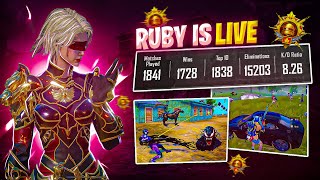 RUBY IS LIVE 🔥 PUBG MOBILE LIVE [upl. by Thatcher471]